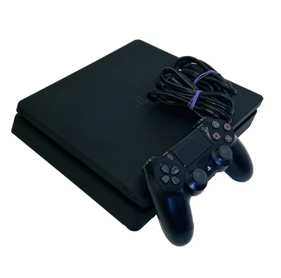 Consola de videojuegos Sony PlayStation 4 Slim 1 TB CUH-2115B con cables/controlador Foto 1 de 4
