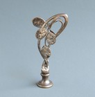 Sceau-René Lalique-Quatre feuilles-Fin XIXe/Déb. XXe -Art Nouveau Seal