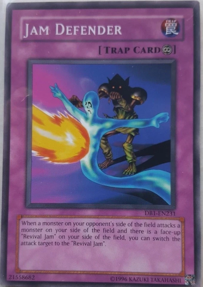JAM DEFENDER - DB1-EN231 COMMON YuGiOh TCG Card - Image 1 of 1