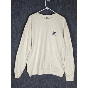 Comfort Colors Cat Cay Yacht Club Bahamas Long Sleeve Shirt Medium Beige - Picture 1 of 9