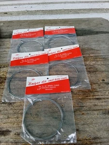 Lot Of 5 Cherry 5 & 10 Speed Bike Derailleur Cables- Suntour Shimano Road Muscle - Picture 1 of 5