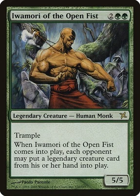 (1x) IWAMORI OF THE OPEN FIST - Betrayers of Kamigawa MTG Magic the Gathering - Image 1 of 4