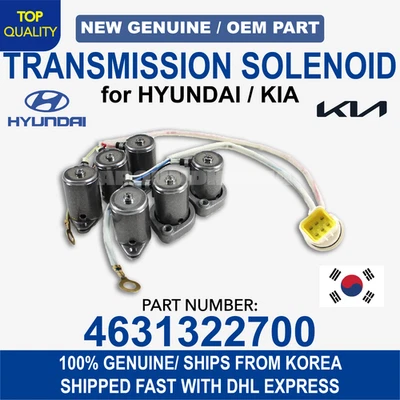 NEW GENUINE OEM Hyundai Kia Transmission Solenoid Valve Assembly Accent Tiburon - Image 1 of 4