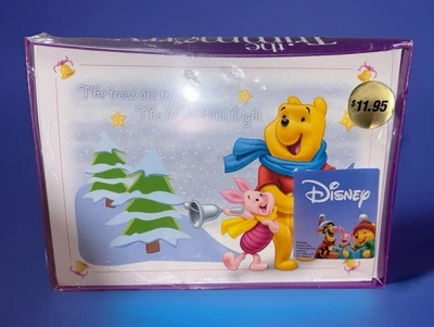 Disney Winnie the Pooh & Piglet Christmas Cards 18 Count - Image 1 of 4