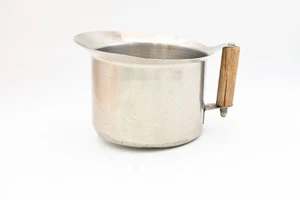 Vntg Stainless Steel Griddle Mixes Batter Pitcher Pourer Grain, Bird Food Scoop - Picture 1 of 8