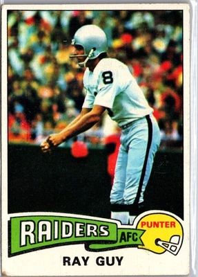 1975 Topps Ray Guy #435 Oakland Raiders - Image 1 of 2