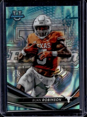 2022 Bowman's Best U Bijan Robinson Aqua Lava RC #43/199 Longhorns - Image 1 of 2