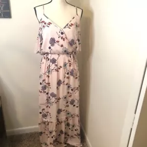 One Clothing Maxikleid Blumen Schulterfrei L - Bild 1 von 11