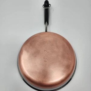 Vintage 7 In Revere Ware Cooper Bottom Frying Pan with Lid - Picture 1 of 5