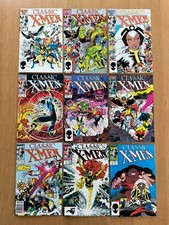 Classic X-Men | 9 issue lot | #1-3 + #5-10 | VF | B&B (Marvel Comics 1986/87)