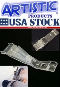 Klarsicht Schrägband Ordner Fuß #412671301 Husqvarna Viking Huskylock 905, 910, 936 - Bild 1 von 1