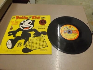 FELIX THE CAT - THE CAT'S MARCH - CRICKET RECORD -78RPM - Picture 1 of 5