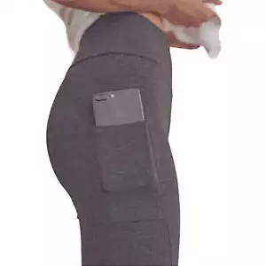 Ambiance Apparel High Waist Bike Shorts with Phone Pocket - Picture 1 of 6