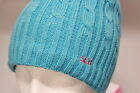 SOS Golf Cable Knit Beanie Hat Cotton Lined Navy Blue, Turquoise, Grey New Gift