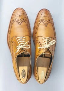 Barker Thompson Cedar Tan Leather Lace Up Brogue Shoe UK 11,5 G, EU 45,5, US12,5 - Bild 1 von 24