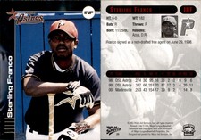 Sterling Franco 2001 Multi-Ad Pittsfield Astros #25 Card *AutographDen*