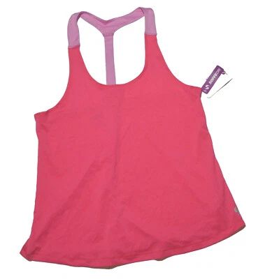 Camiseta sin mangas Soffe para mujer talla grande L rosa atlética sin mangas poliéster spandex nueva con etiquetas Foto 1 de 4