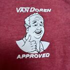 Vans Shirt Mens Medium Classic Red Van Doren Approved Family Graphic Tee Skater