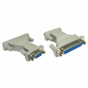 9 Pin Female to 25 Pin FEM ALE ADAPTER, RS232 9 PIN FEMALE TO 25 PIN FEMALE GEND - Picture 1 of 1