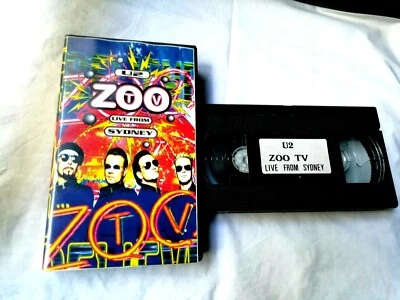 U2 Zoo TV Live Aus Sydney VHS Cinta PAL PolyGran Video 1994 - Bild 1 von 4