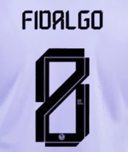 Tercer conjunto de nombres Fidalgo # 8 Club America 23/24 - negro - Imagen 1 de 1
