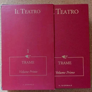 LIBRO IL TEATRO Volume Primo TRAME 2003 Il Giornale Rilegato - Imagen 1 de 6