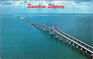 Sunshine Skyway Florida Postcard By Paul L. Patterson Unposted - Picture 1 of 2