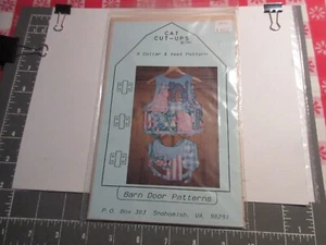 NIP 1991"CAT CUT-UPS"~A COLLAR & VEST PATTERNS-BARN DOOR PATTERNS SEWING BOOKLET - Picture 1 of 3