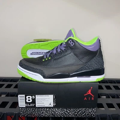 Air Jordan 3 Retro Joker 136064-018 (2013) Talla US 8,5 EUR 42 UK 7,5 NUEVO Foto 1 de 4