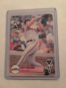 1995 Bicycle Baseball Aces Matt Williams Giants 