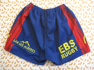 Short Rugby EBS Le Boulou Sorede vintage porté Néo polyester Homme - L - Picture 1 of 5