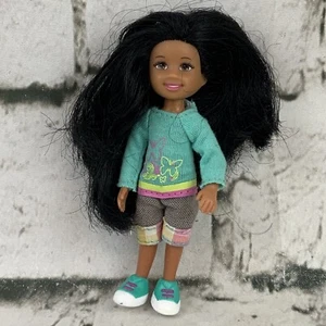 2009 Ty Li'l Ones Marvelous Mariah Doll Toy Shorts Black Hair Butterfly Shirt - Picture 1 of 5