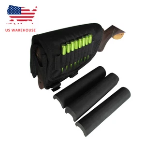 TOURBON Shooting Gun Stock Rest Pad Adjusted Cheek Riser Gewehr Patronen Halter - Bild 1 von 9