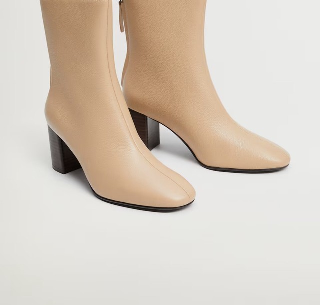 mango croc ankle boots