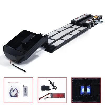 1/14 4-Axle Metal Extendable Semi-trailer for RC Tractor Truck Radio Control Car - Image 1 of 4