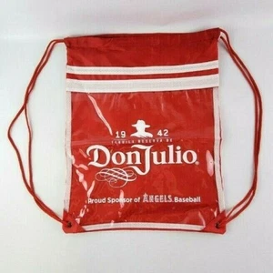 2 MLB Anaheim Angels Don Julio Tequila Red & White Clear String Cinch Backpack - Picture 1 of 6