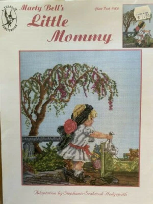 NEW, VINTAGE 1999 Marty Bell's "LITTLE MOMMY" Counted Cross Stitch Pattern #400 - Image 1 of 2