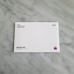 ASTRO Official Fanclub AROHA 2nd term Official Message Card KPOP K-POP - Picture 1 of 3