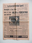 LA GAZZETTA DELLO SPORT 1963 INTER EVERTON Coppa Campioni calcio giornale pagine