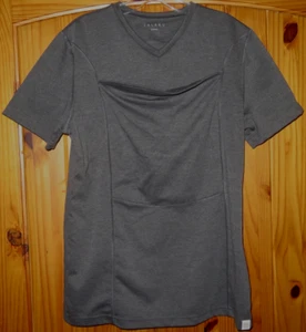 LALABU Gris Oscuro s/s Cuello en V PORTABEBÉS Canguro Bolsa TEJIDO TOP Mujeres L - Imagen 1 de 7