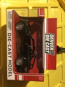GLAMOROUS DIE-CAST JEEP BRAND 4X4 EBONY PICK UP TRUCK 1/43 SCALE DENVER DIECAST - Picture 1 of 3