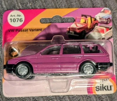 SIKU 1076 VW Passat Variant lila –Modellauto 1:55– OVP–selten / Sammler, Blister - Bild 1 von 4