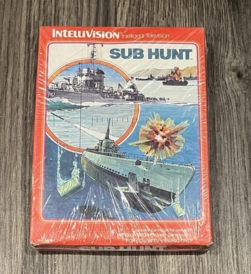 Sub Hunt Intellivision Videogame New Sealed 1982 - Image 1 of 2
