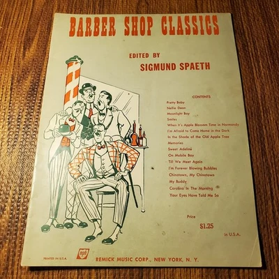 Barber Shop Classics Vocal Selections Sigmund Spaeth Remick 1946 — 第 1/4 张图片