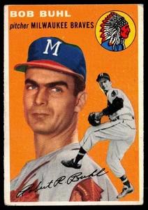 Bob Buhl 1954 Topps #210 RC - Picture 1 of 2