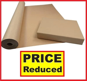 STRONG BROWN KRAFT WRAPPING PARCEL PAPER PACKAGING WRAPPING FREE P&P - Picture 1 of 7