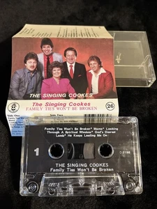 The Singing Cookes Cassette Tape Family Ties Won’t Be Broken - Picture 1 of 12