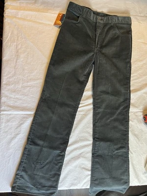 Pantalones de mezclilla Lee vintage de terciopelo azul talla 34 corte bota largo nuevos con etiqueta Foto 1 de 4