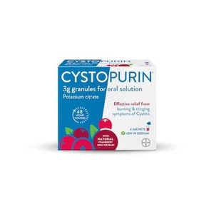 Cystitis Relief Cranberry Flavour and Low in Sodium 6 Sachets - Picture 1 of 3