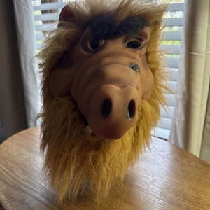 Rare Vtg Alf Mask 1987 Alien NOS Collegeville Costume Latex Rubber FULL Head - Picture 1 of 11